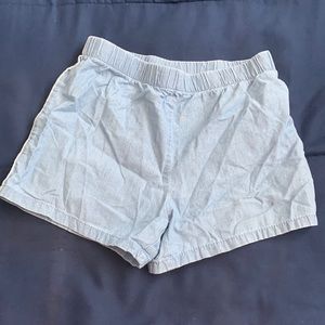 Light weight denim shorts